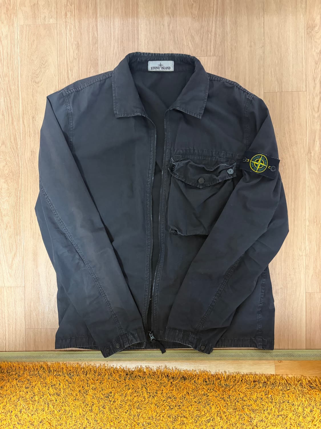 (L)스톤아일랜드 21ss 올드이펙트 오버셔츠 자켓 상품이미지1