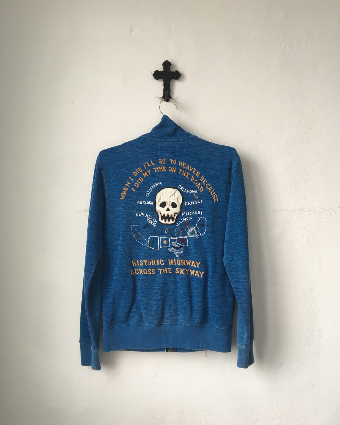 Avirex patch point high neck zip up 상품이미지2