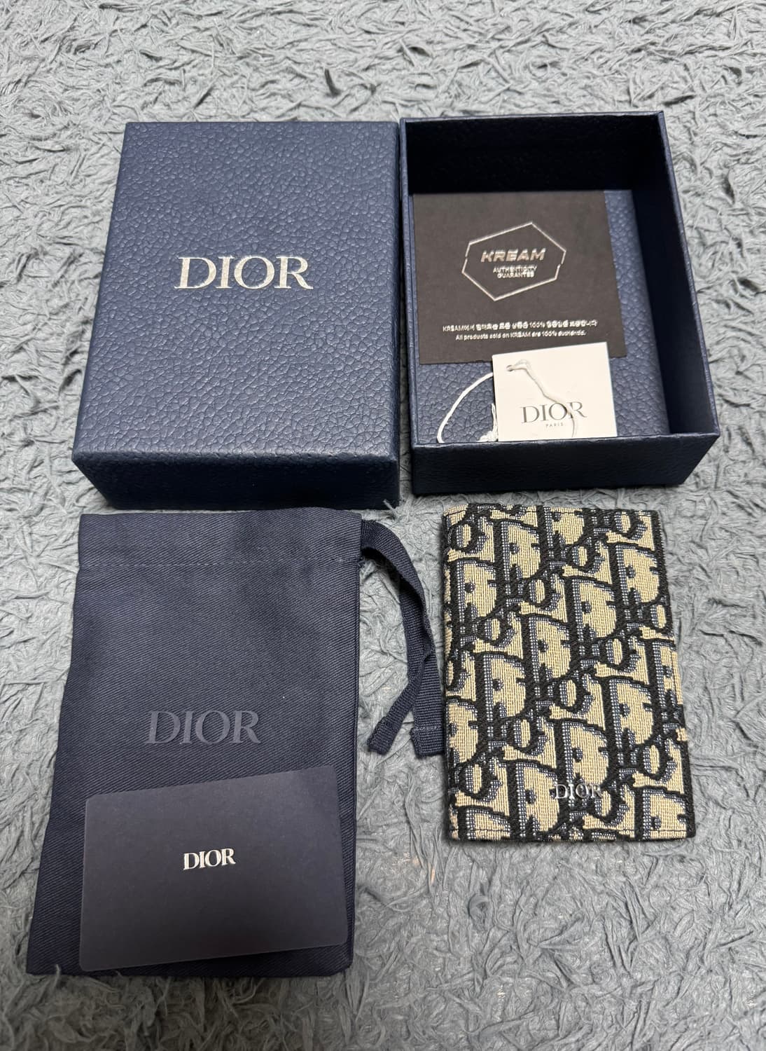 디올 오블리크 오거나이저 베이지 새상품름 상품이미지1