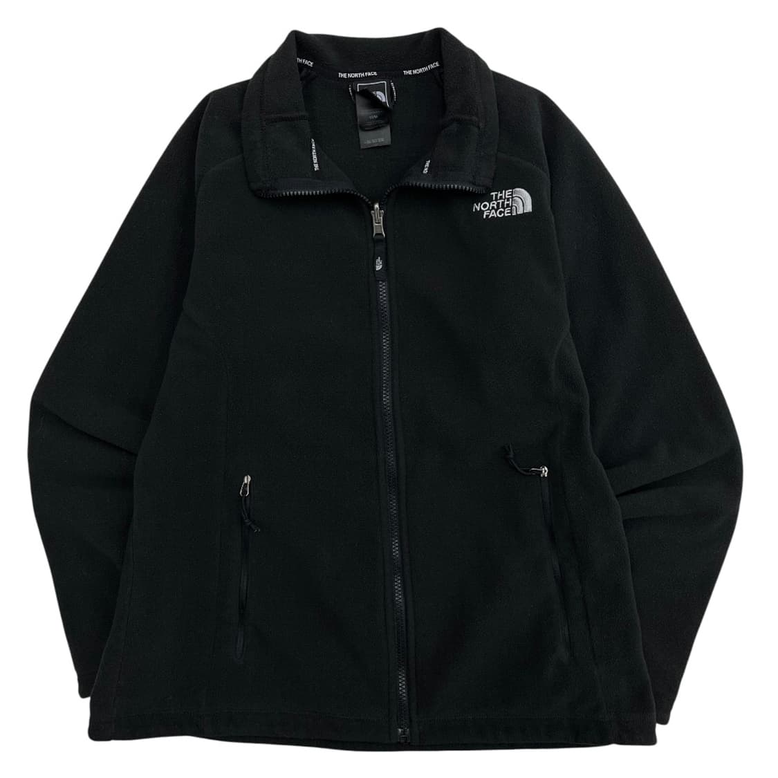 노스페이스 미니로고 블랙 플리스 집업 M 상품이미지2