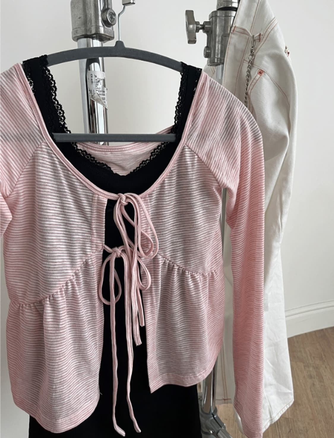 김아홉 시스터 ST 무드 가디건 핑크 미개봉 새상품 상품이미지4