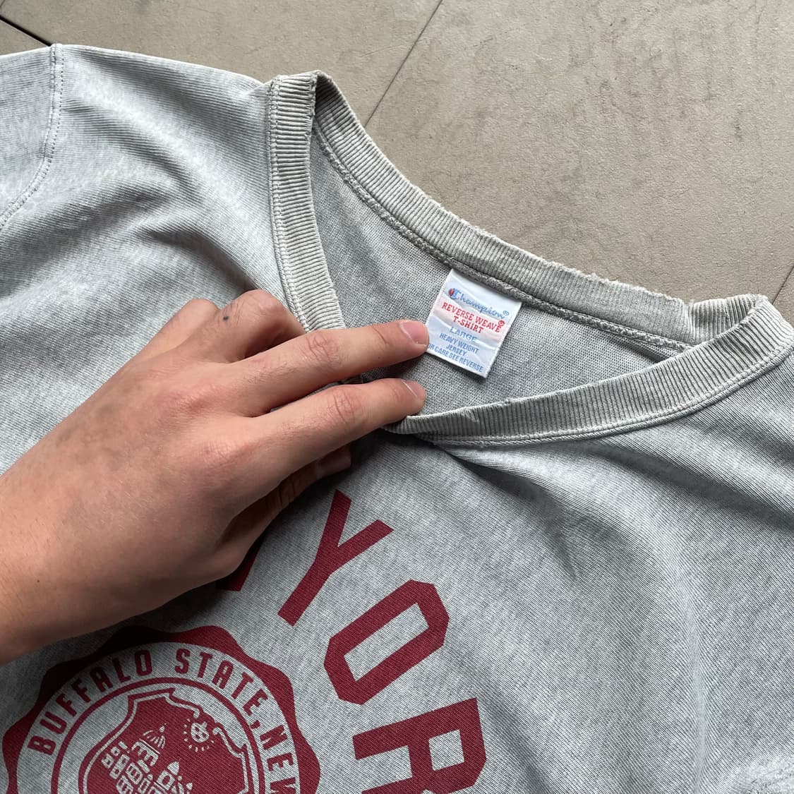 90s 챔피온 리버스위브 티셔츠 상품이미지3