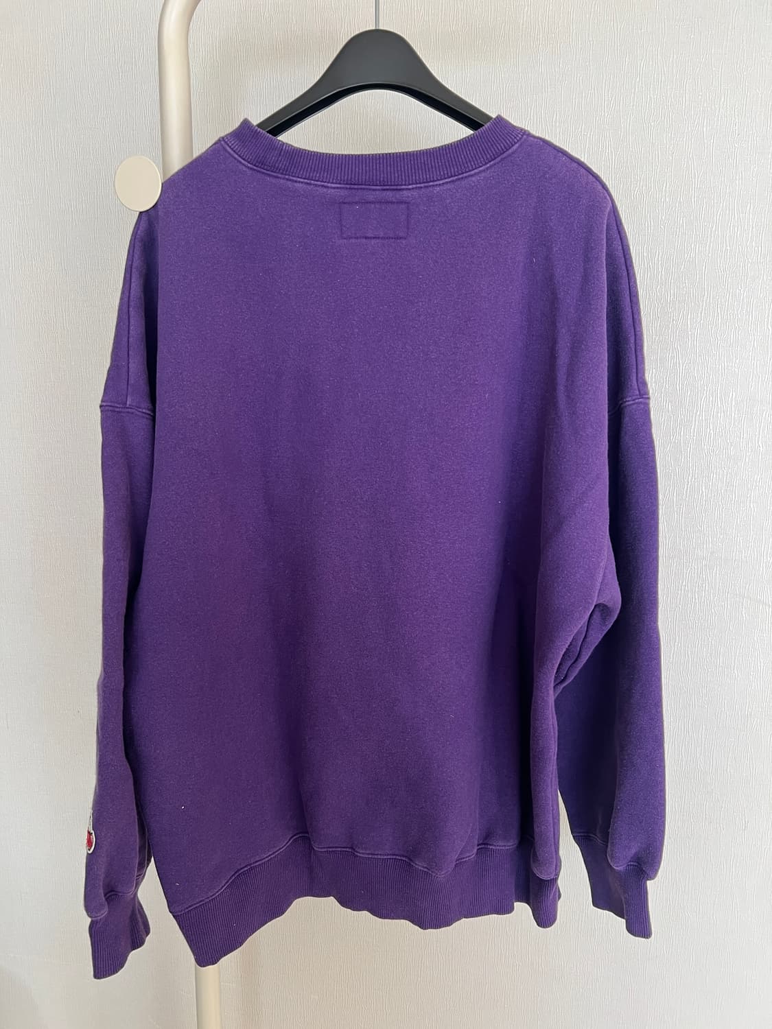 KIRSH 키르시 스몰 체리 로고 기모 맨투맨 Purple 상품이미지7