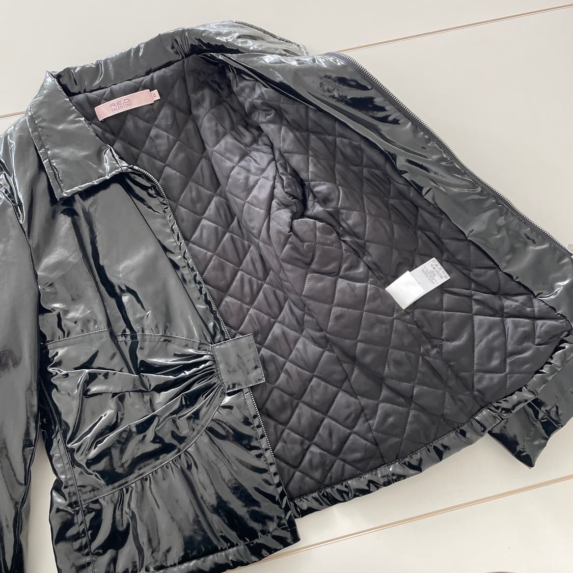 레드 발렌티노 유광 페이던트 블랙 자켓 상품이미지8