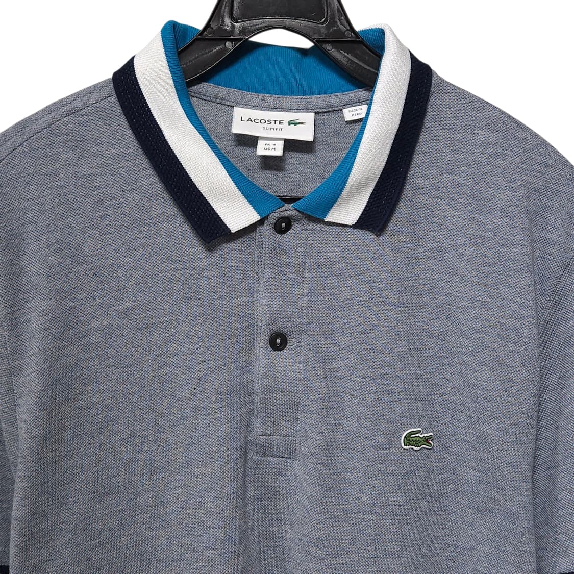 LACOSTE 라코스테 배색 반팔 카라티 남성95 상품이미지2