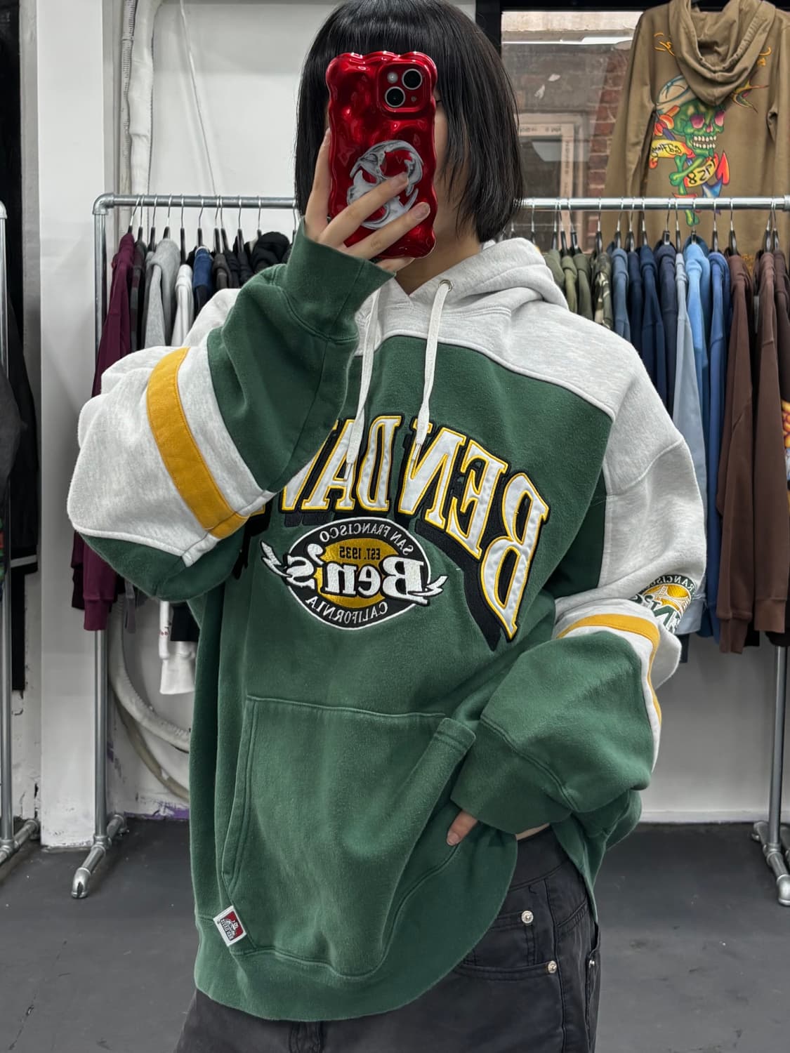 벤 데이비스 화이트라벨 후드티 상품이미지2