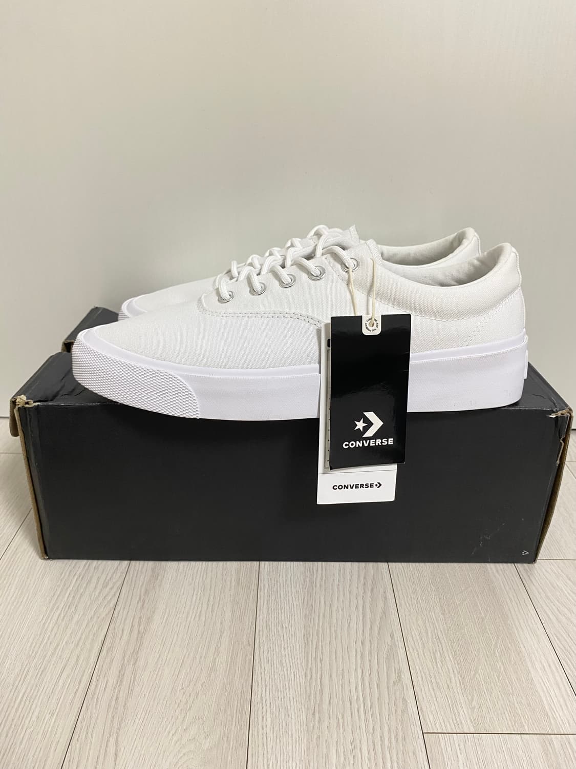 CONVERSE SKID GRIP CVO OX TRIPLE WHITE 상품이미지1