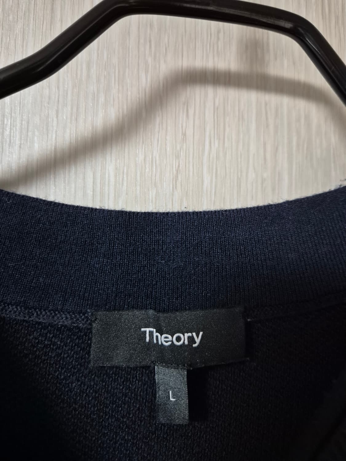 띠어리 이중라운드 니트 남성 라지 코튼니트 상품이미지4