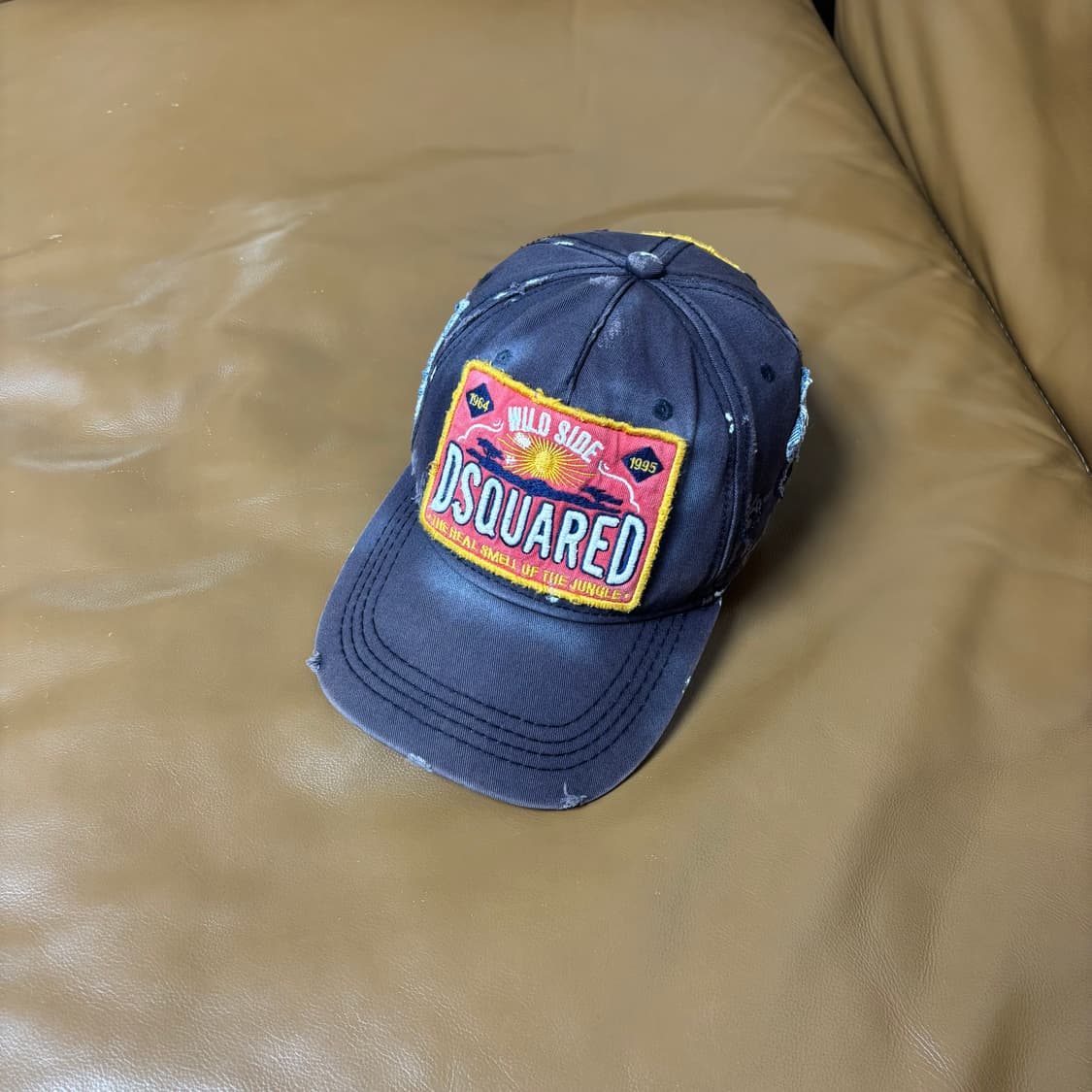 Dsquared2 디스퀘어드 워시드 더티 그레이 6패널 볼캡 모자 상품이미지3