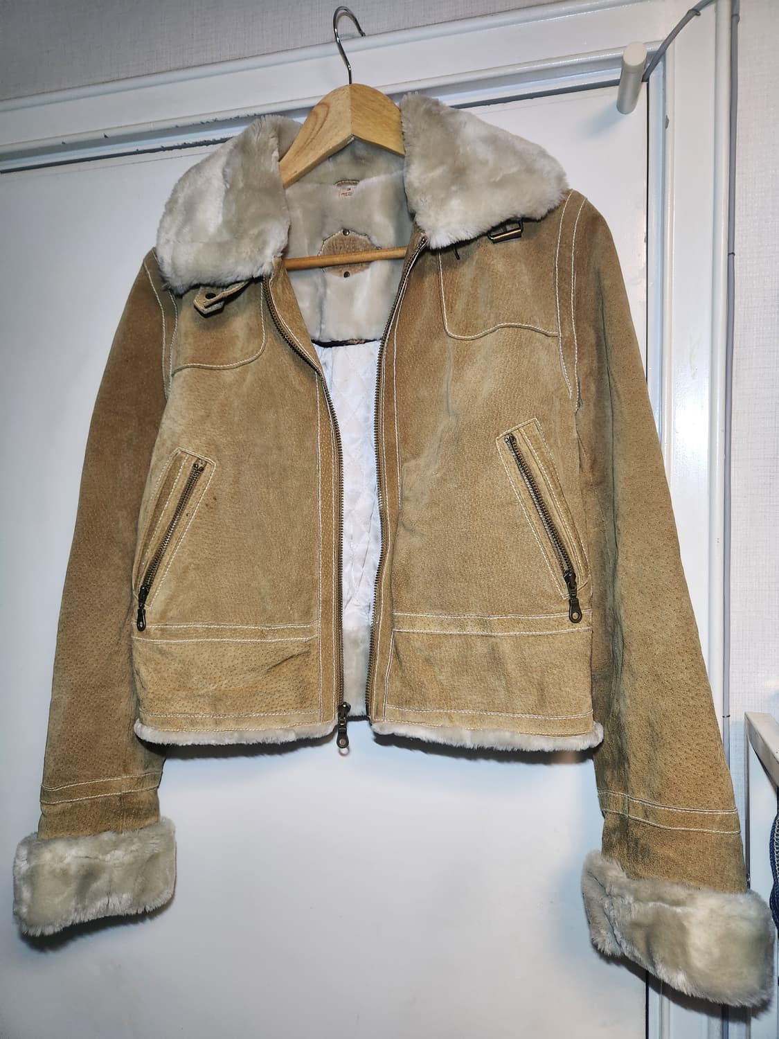 Wilsons leather 크롭 천연가죽자켓 상품이미지1