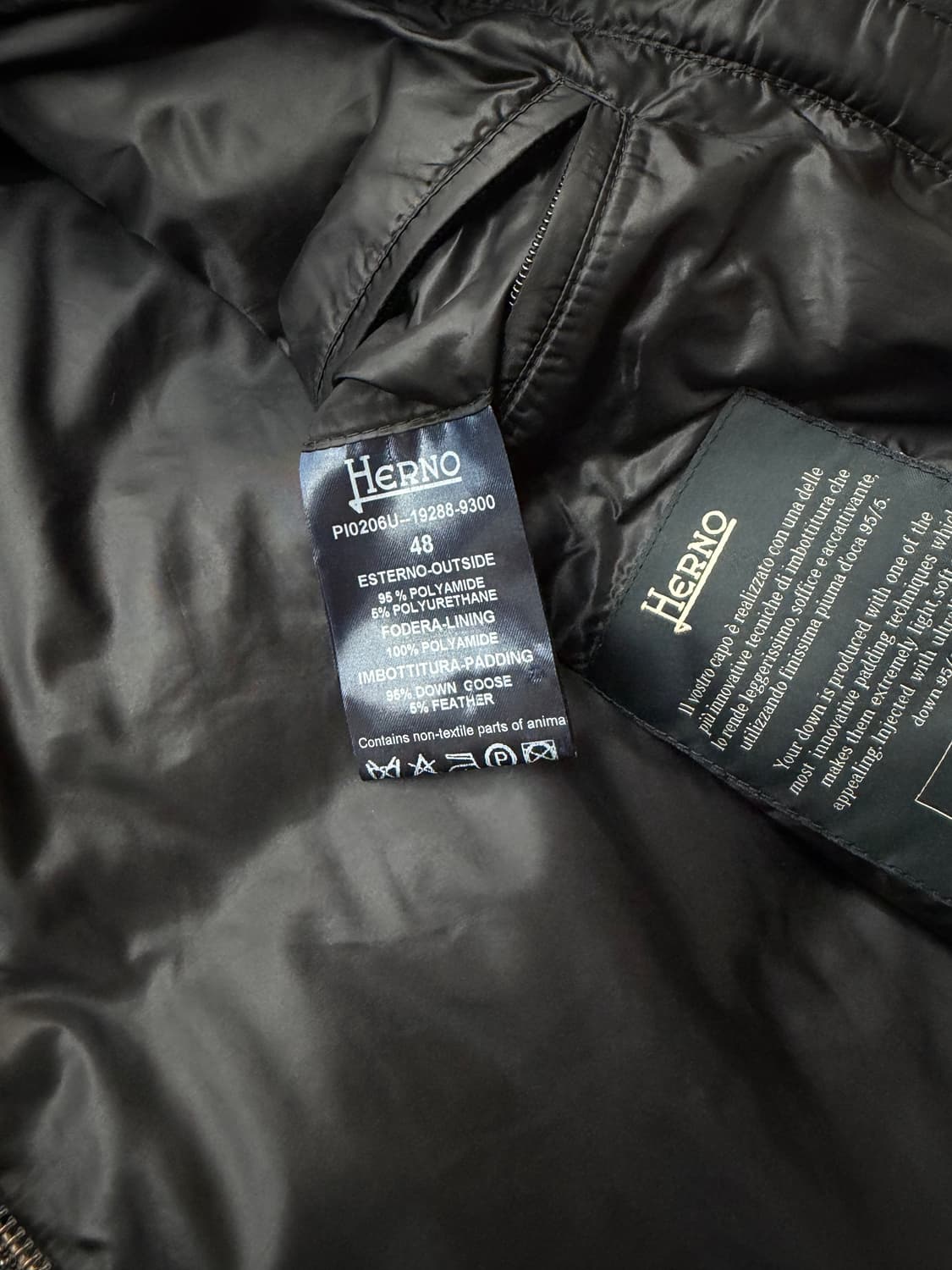 48/ 에르노 일 카포토 이중레이어 구스패딩 상품이미지9