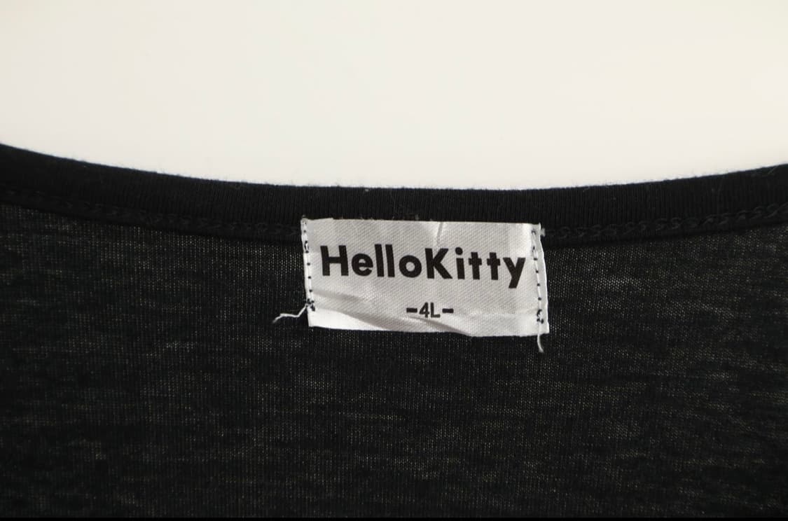 일본빈티지 헬로키티 갸루 호피 오버핏 반팔 티셔츠 상품이미지2