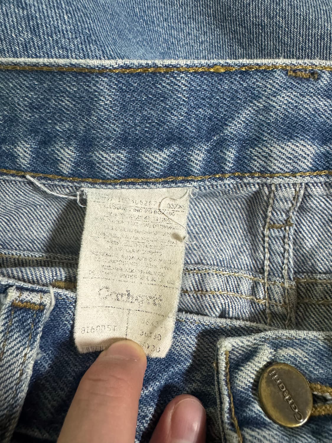 칼하트 데님 팬츠 36 상품이미지4