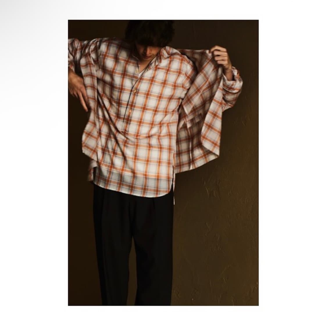 [2, 새상품]마티앤선즈 24SS H WOOL 오픈 카라 셔츠 상품이미지2