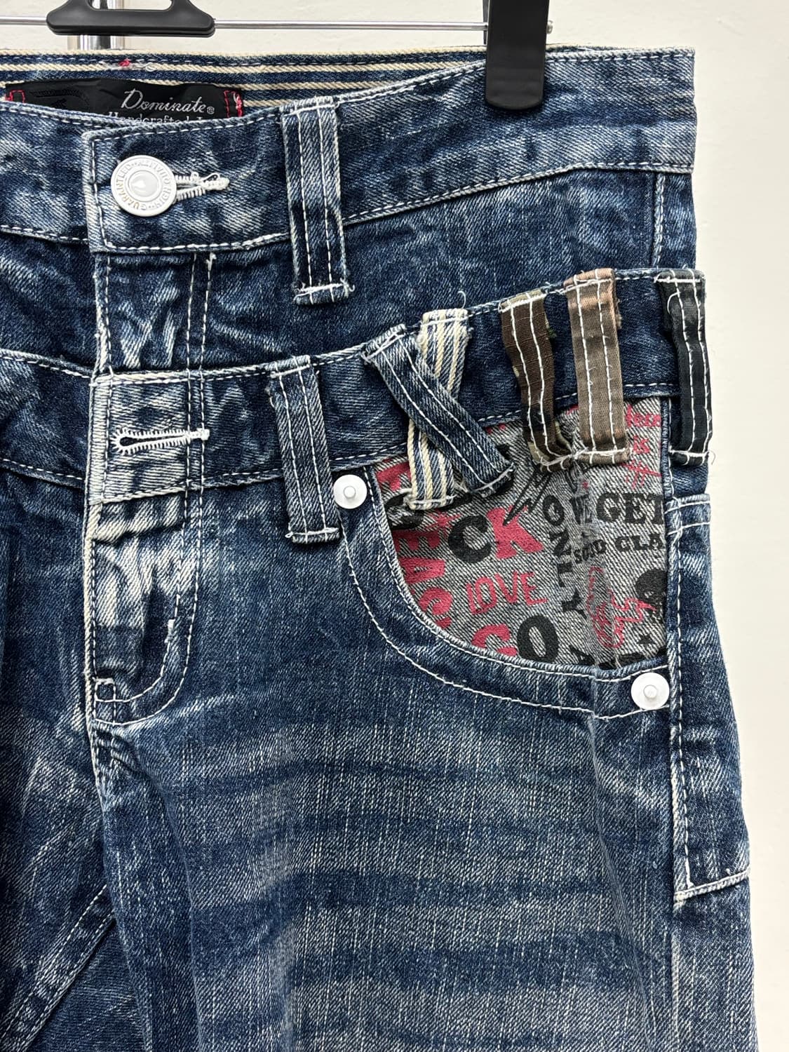 빈티지 키치 데님 팬츠 상품이미지6