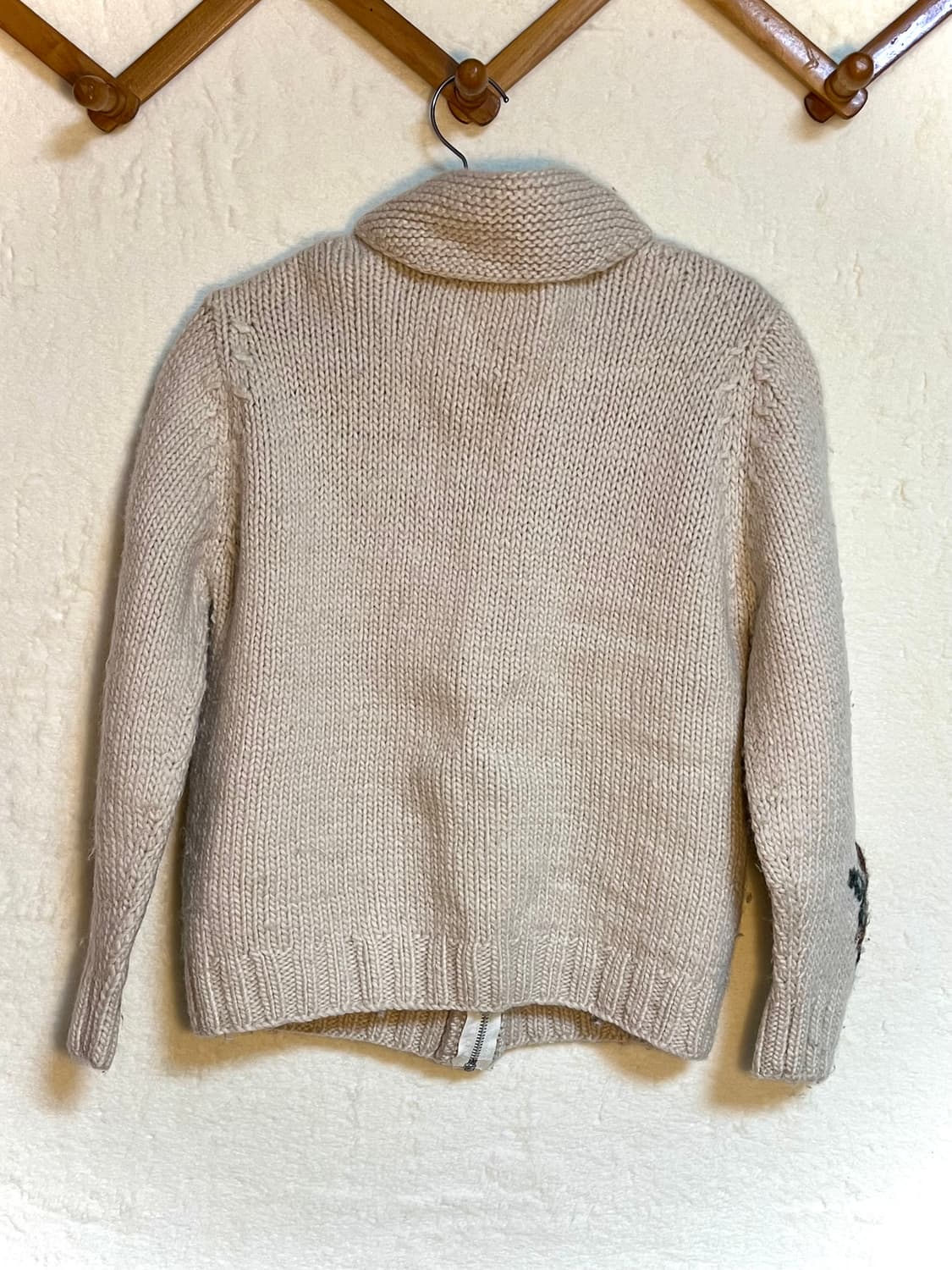 빈티지 자수 니트 집업 스웨터  상품이미지2