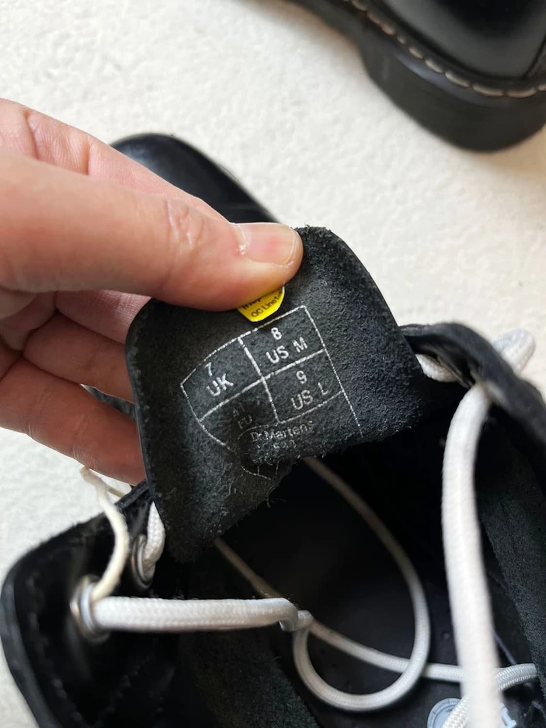 닥터마틴 939 화이트 스트랩 미들 워커 A1840 상품이미지10