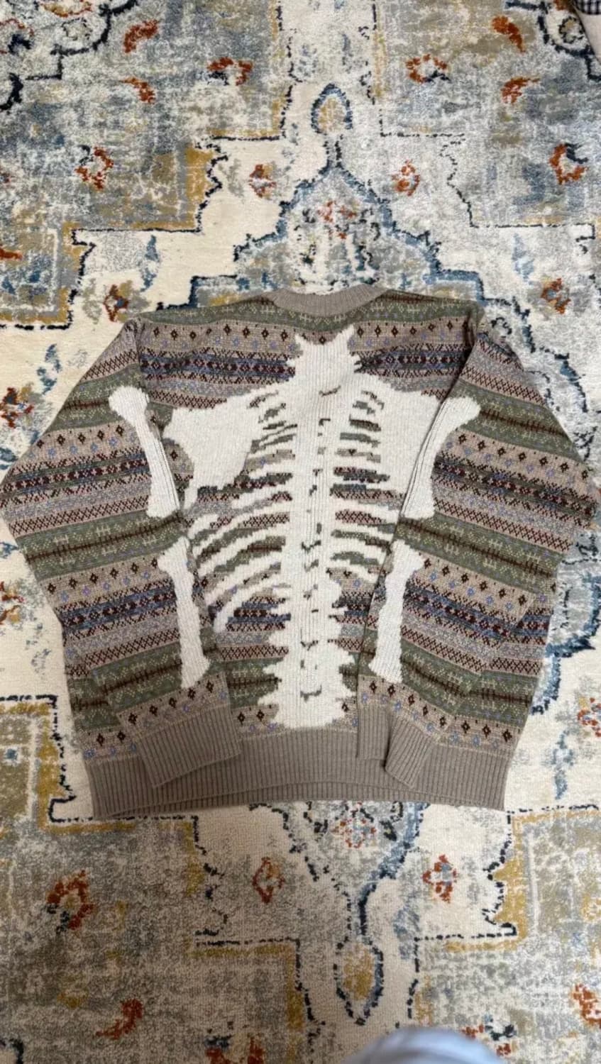 캐피탈 7G 울 페어 아일 본 크루넥 스웨터 색소폰 3 상품이미지2