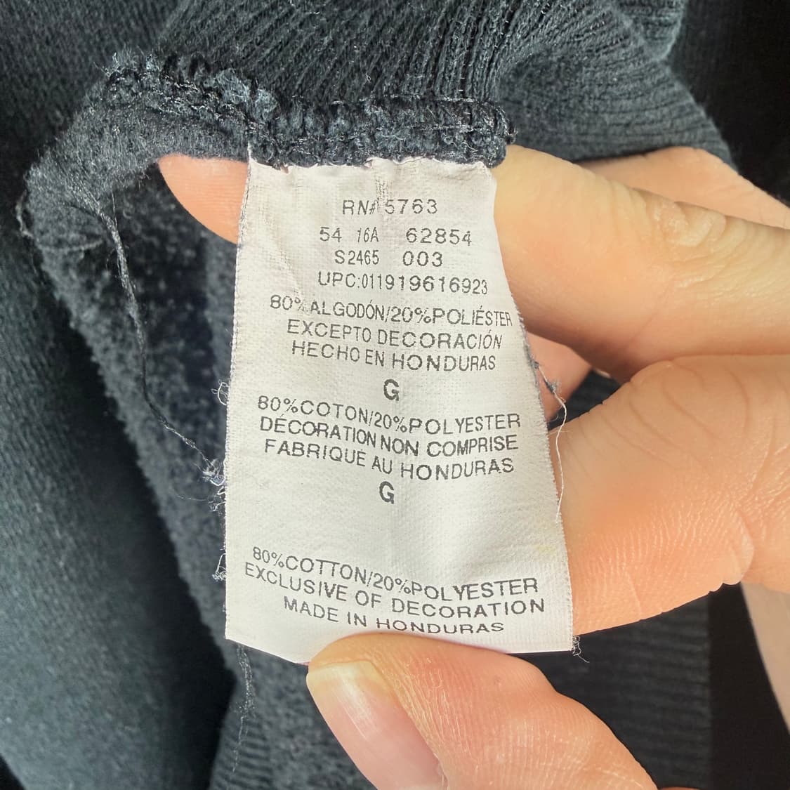 (2XL) 챔피온 에코 스몰로고 맨투맨 블랙 상품이미지5