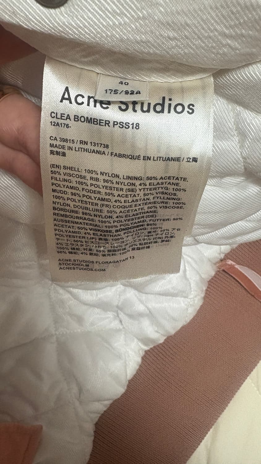 아크네 봄버 핑크 상품이미지4