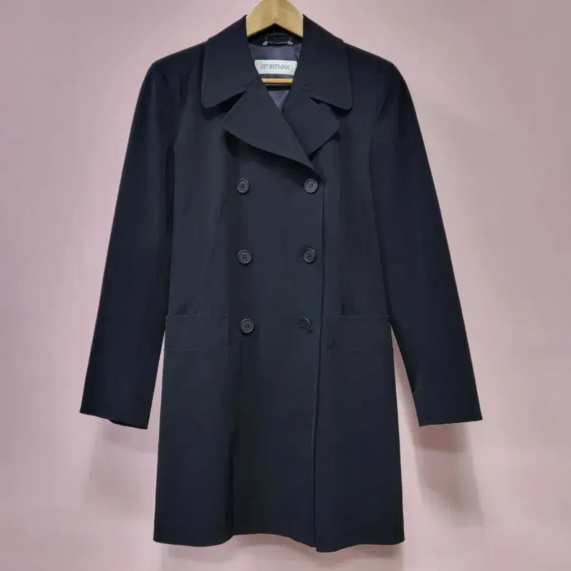 스포트막스 여성 블랙 트렌치 코트~66 상품이미지4
