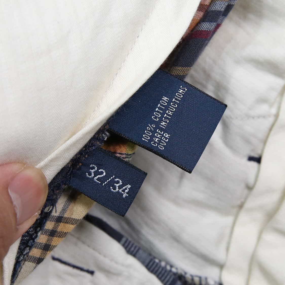 폴로 마드라스 패치워크 팬츠 32 (32~33) 상품이미지8