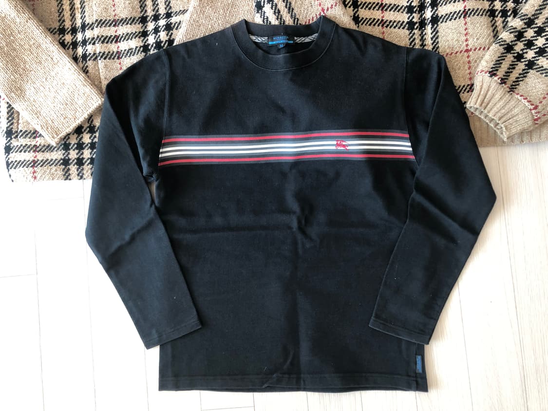 버버리 블루라벨 멘즈 긴팔티M 상품이미지1