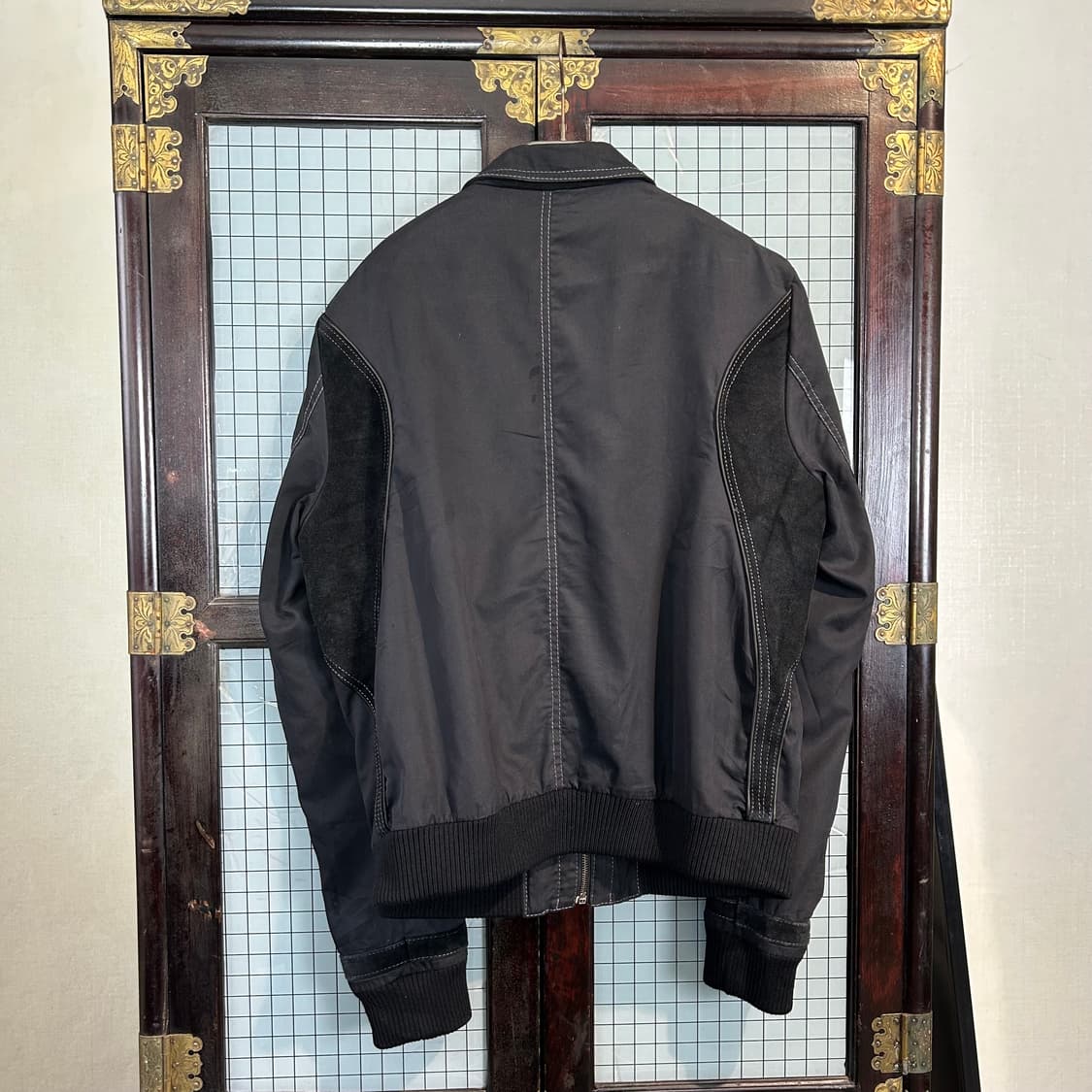 엠포리오 아르마니 스웨이드 패널 블루종 상품이미지3