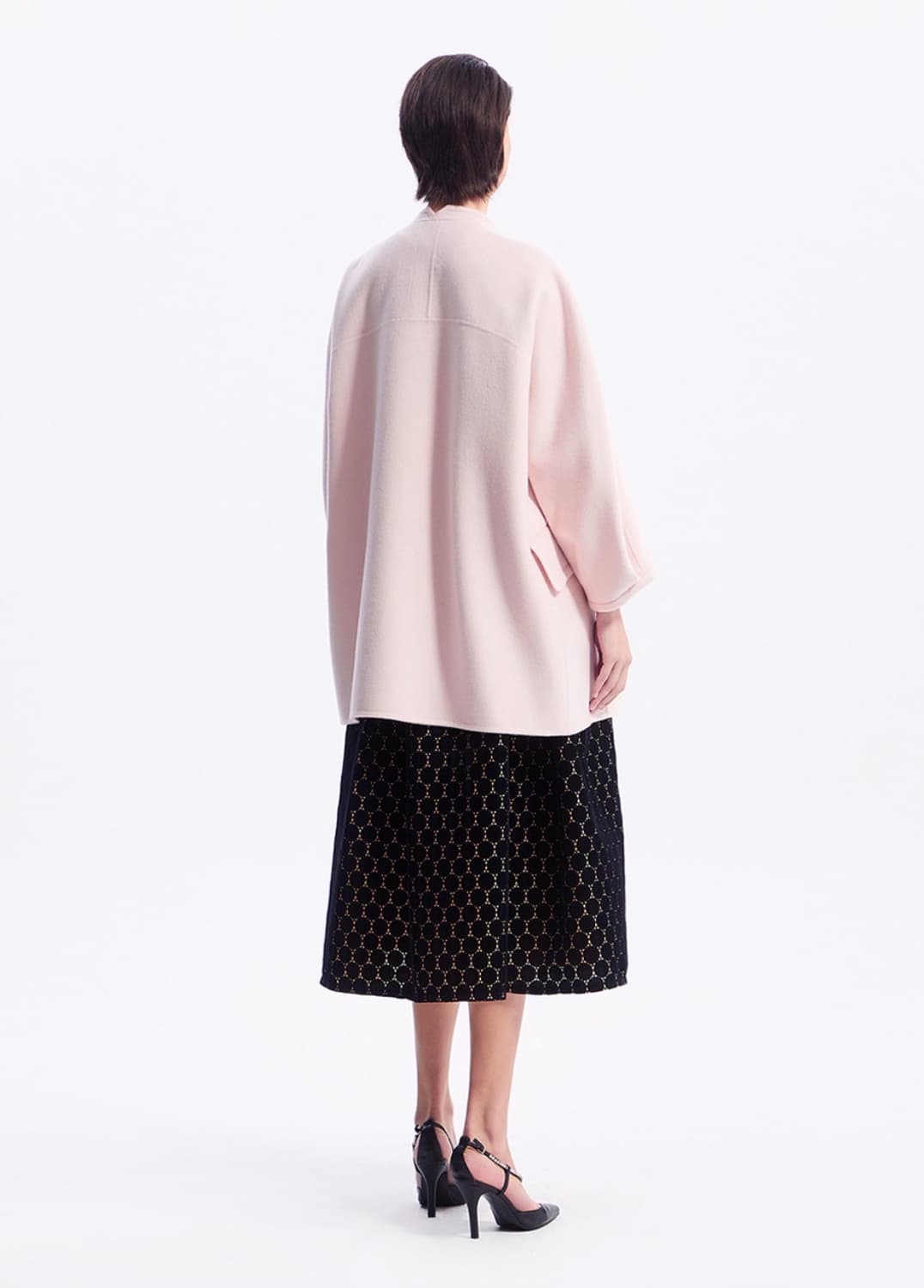 존스 jons 울 핑크 코트 (정가 66만) 상품이미지3