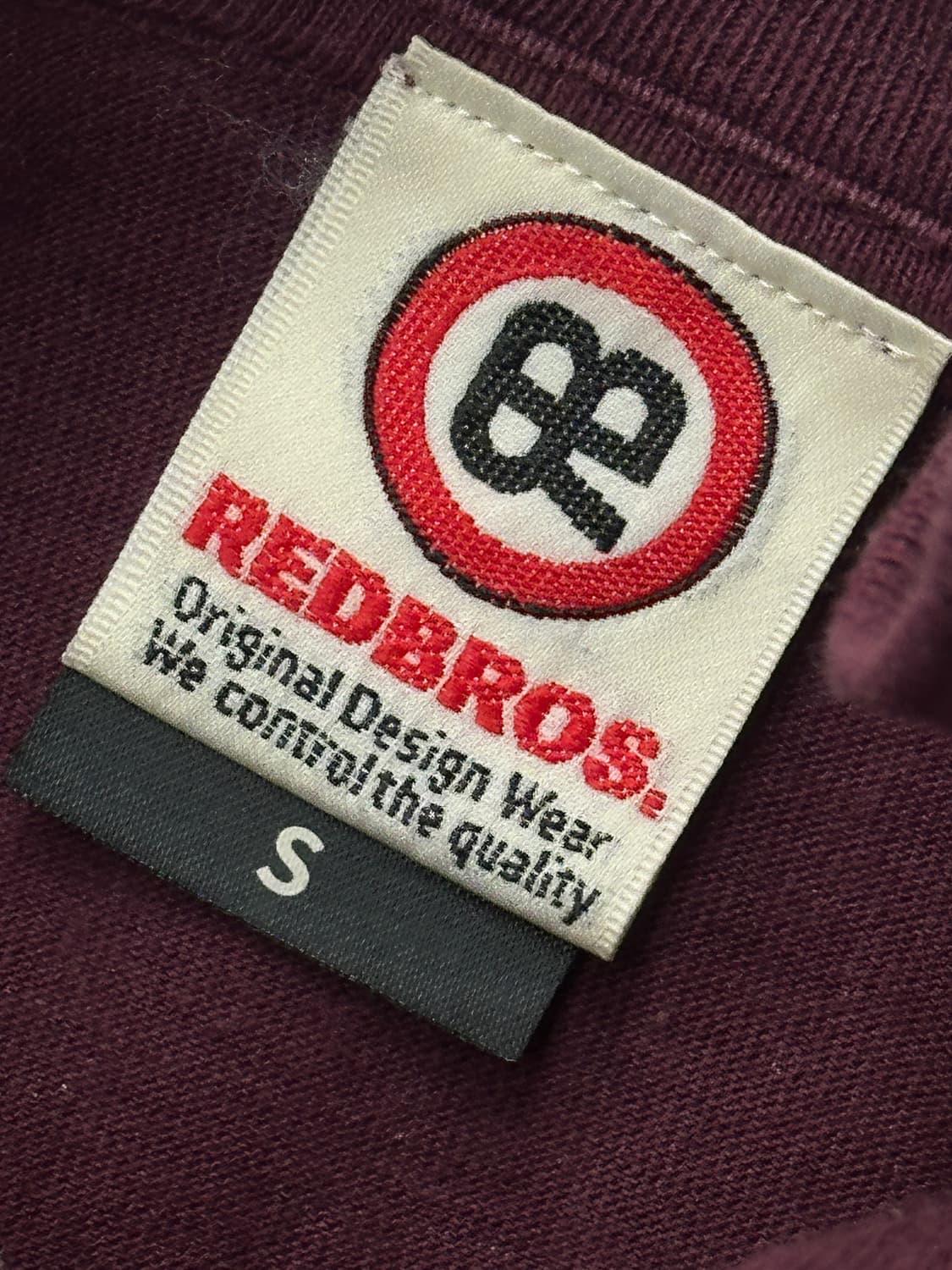 재팬 빈티지 REDBRO 병아리 캐릭터 반팔티셔츠 버건디 브라운  상품이미지5