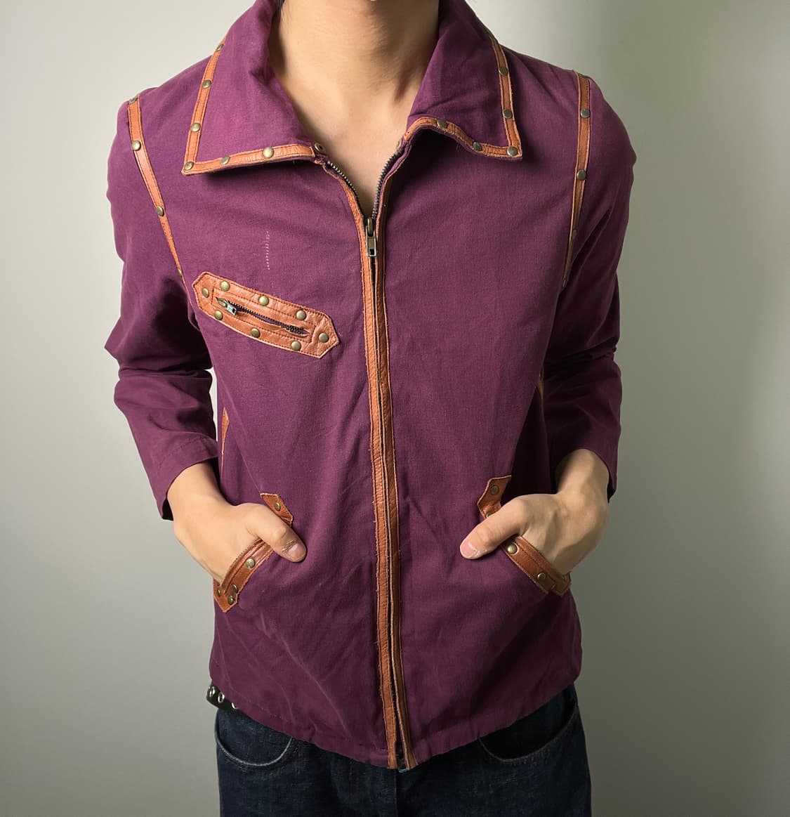 algonquins 알곤퀸즈 스터드 코튼 자켓 상품이미지1