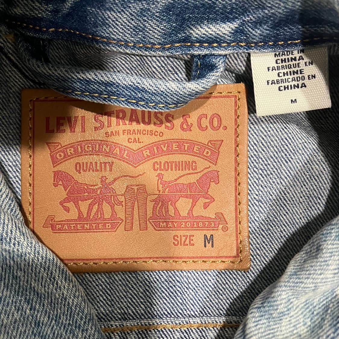 94 리바이스 데님 청자켓 상품이미지3