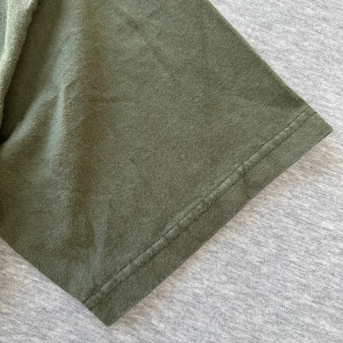 Y2K 프로클럽 헤비웨이트 티셔츠 L 사이즈 올리브 그린 상품이미지5