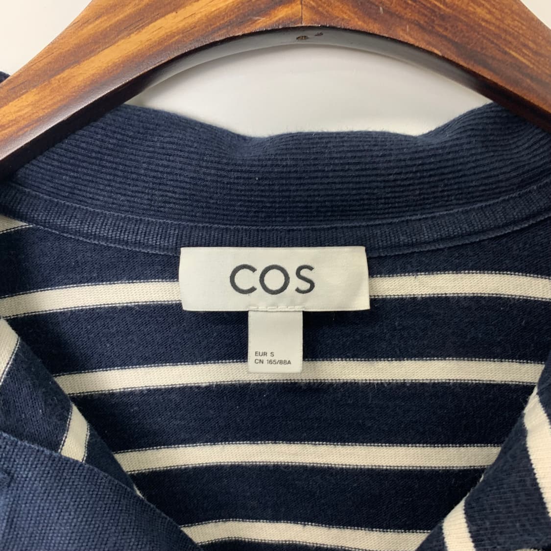 Cos 코스 스트라이프 긴팔 카라 티셔츠 상품이미지5