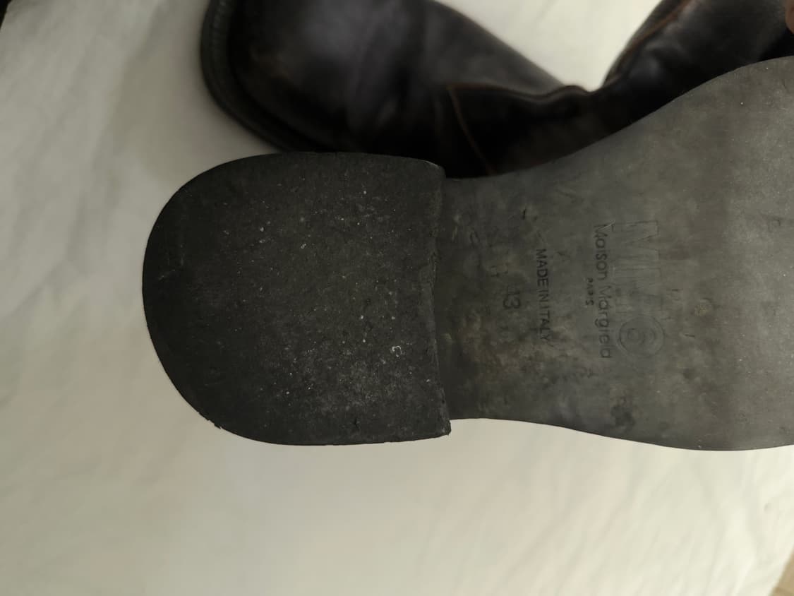 MM6 스퀘어토 백지퍼 부츠 상품이미지4