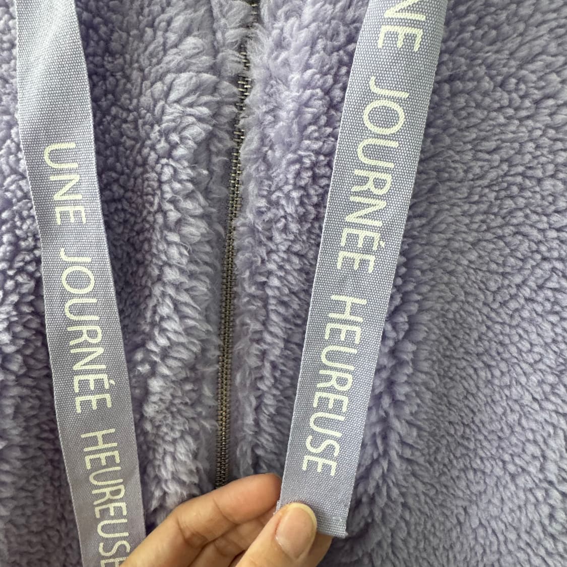 클라이드 연보라 뽀글이 후드 점퍼 상태 매우좋음 상품이미지4