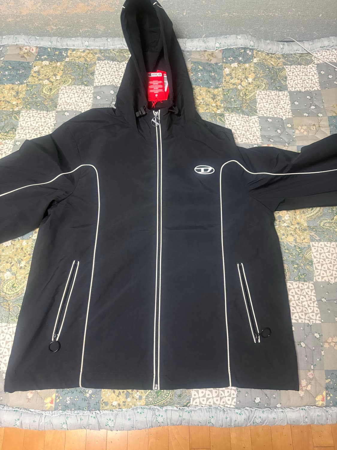 디젤J하이브스 윈드브레이커 블랙L 상품이미지1