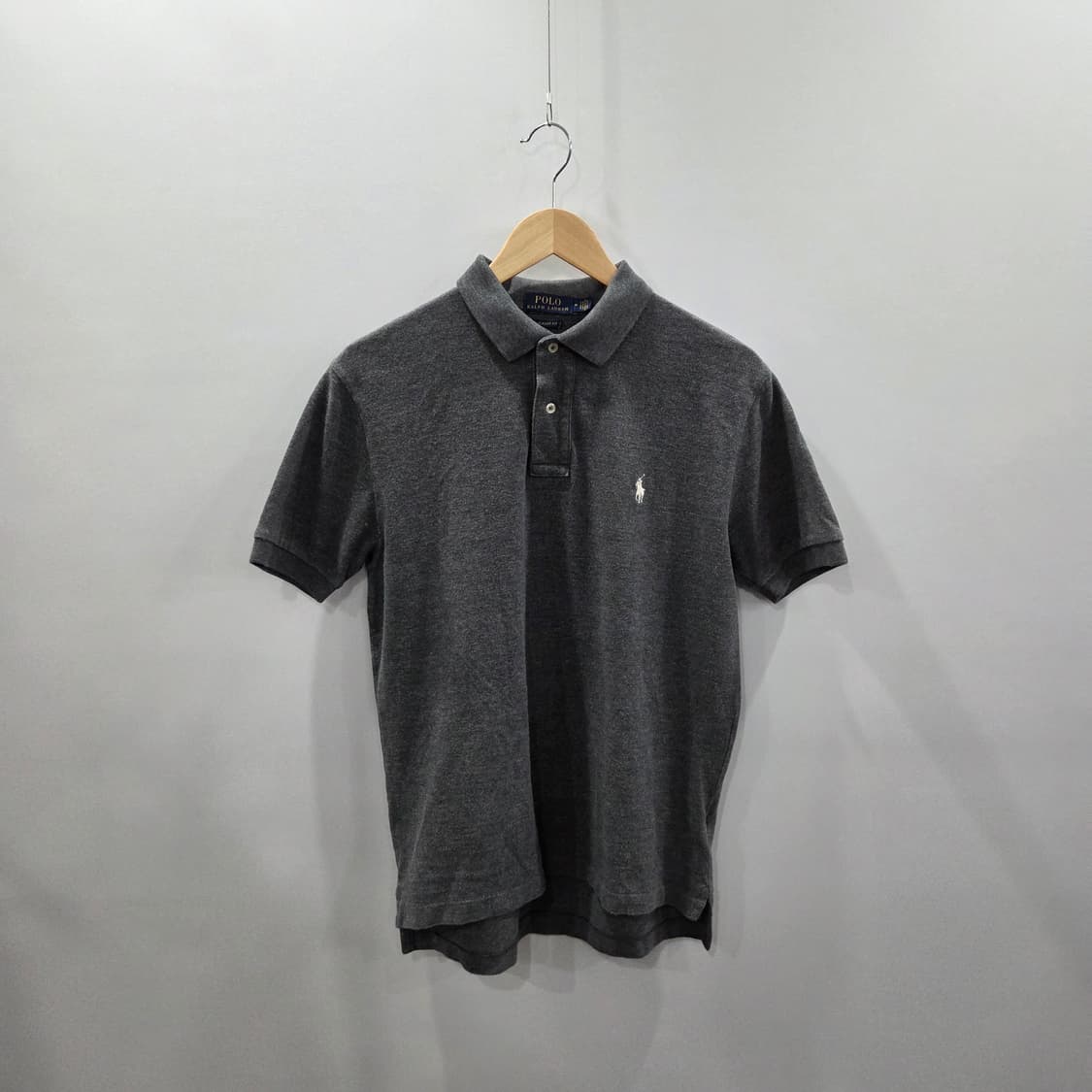 폴로랄프로렌 피케 카라 반팔티 딥그레이 M  상품이미지1