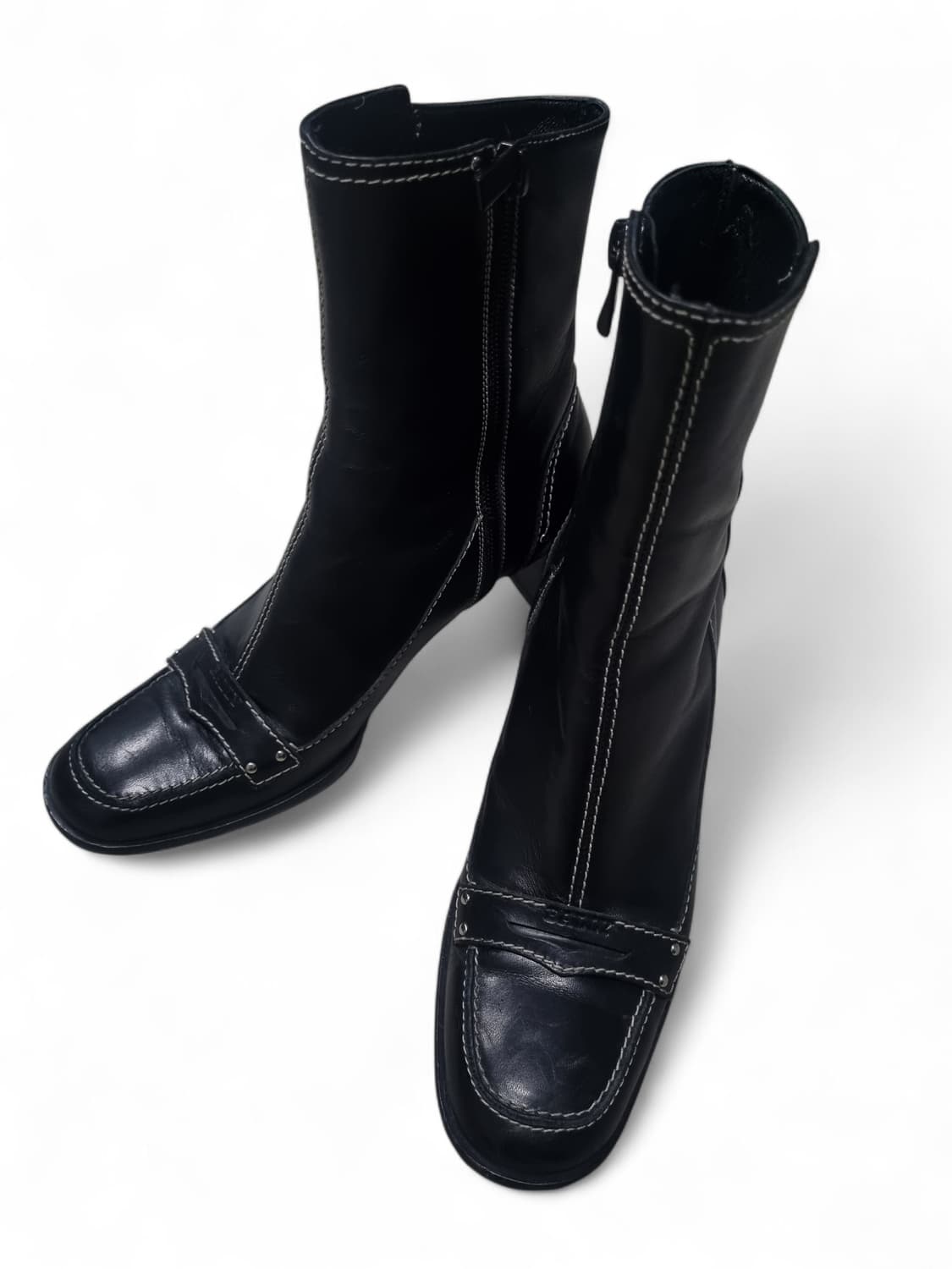 발리 정품 앵클 가죽 부츠 36.5 상품이미지6