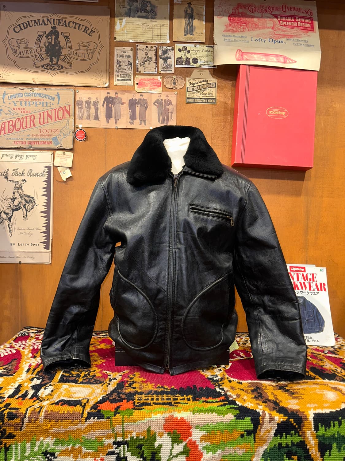 ( L-XL ) 가죽자켓 레더자켓 워크웨어 아메카지 스포츠가죽 상품이미지2