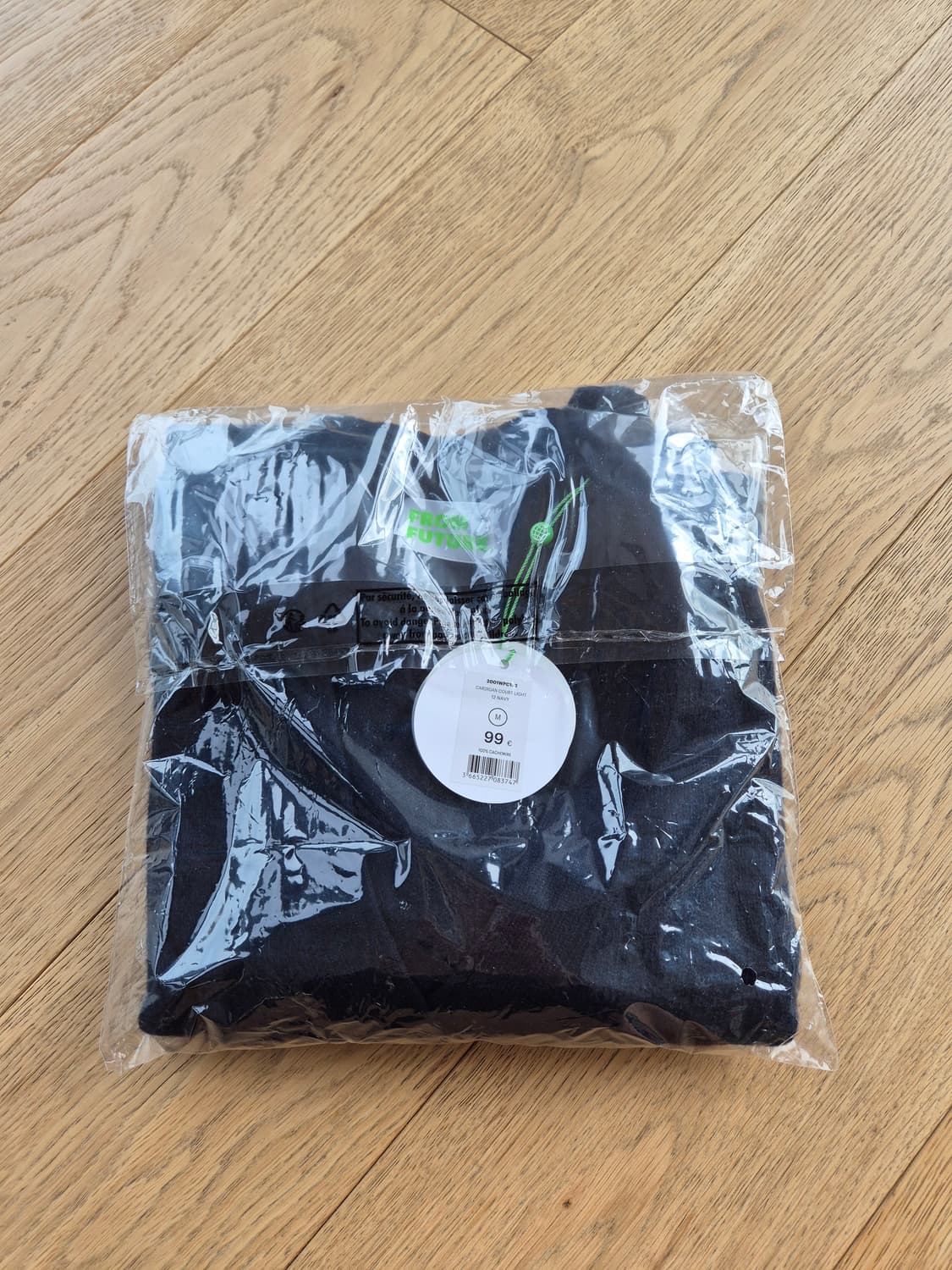 (새상품) 프롬퓨처 100% 캐시미어 네이비 가디건 M사이즈
 상품이미지2