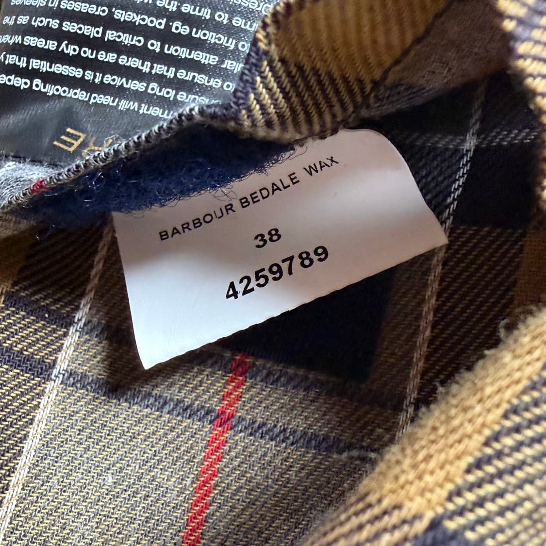 바버 비데일 왁스 자켓 상품이미지5