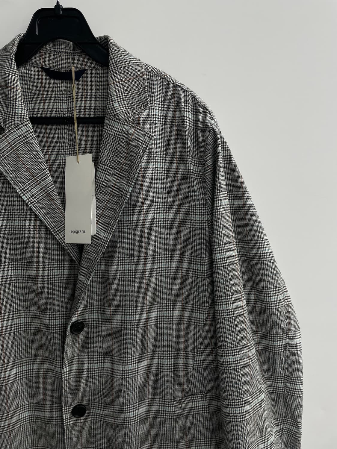 에피그램 체크 자켓 상품이미지3
