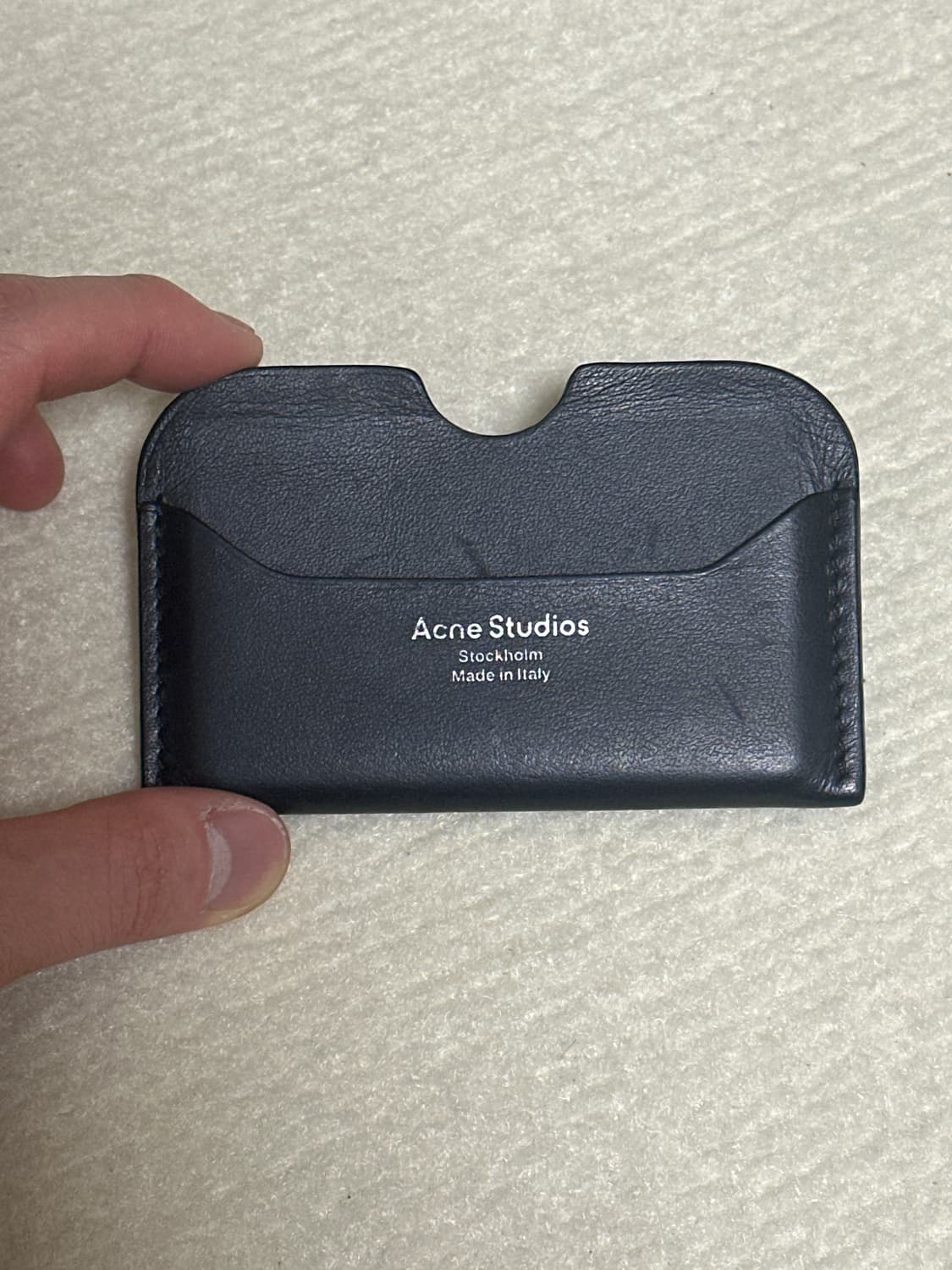아크네 스튜디오 엘마스 카드 홀더 블랙 상품이미지1
