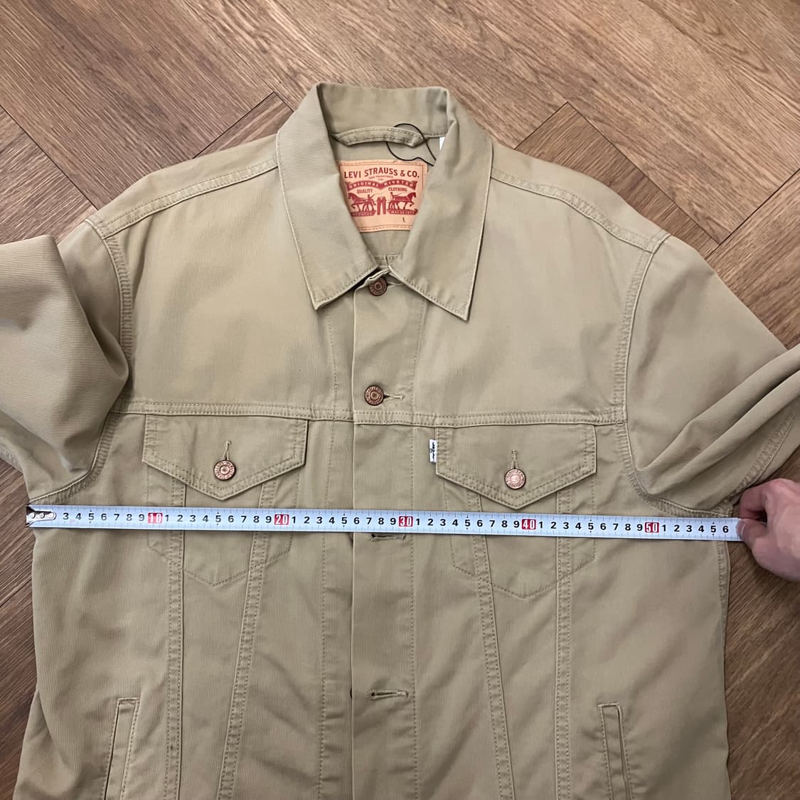 N255 리바이스 트러커 자켓 베이지 상품이미지5