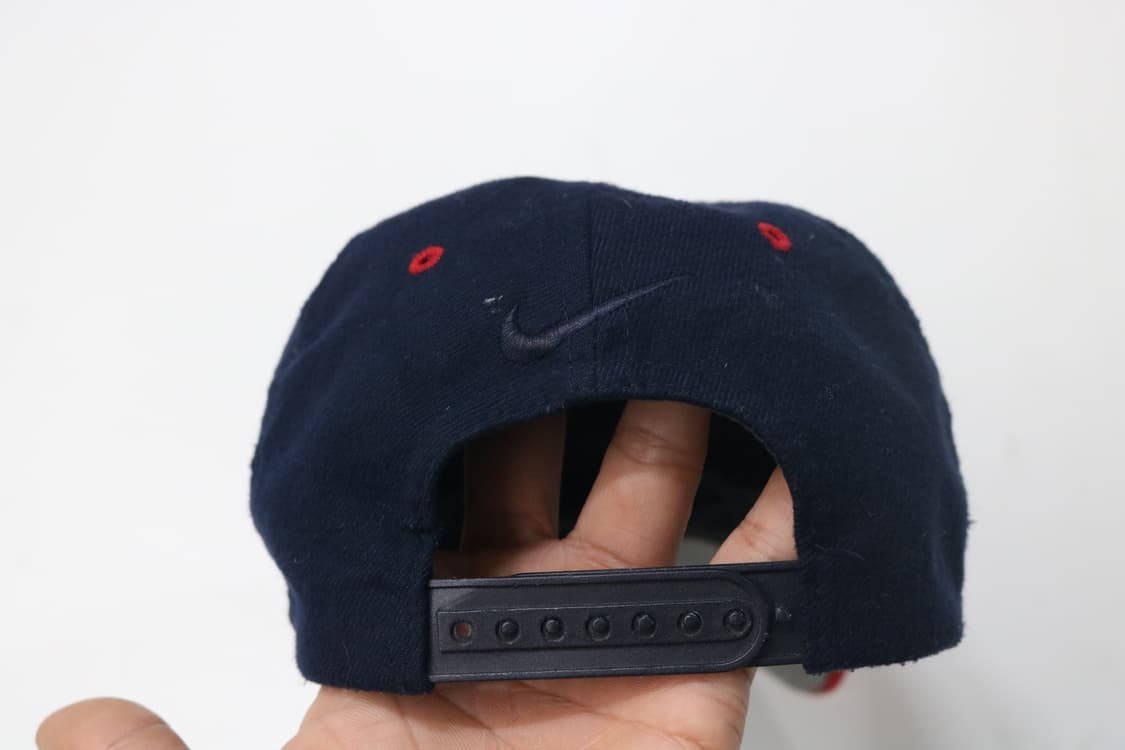 나이키 팀 빈티지 네이비 레드 배색 스냅백 상품이미지3