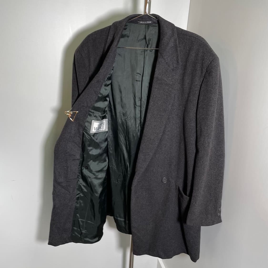 지아니니 베르사체 더블 울 캐시미어 블랜드 코트 상품이미지5