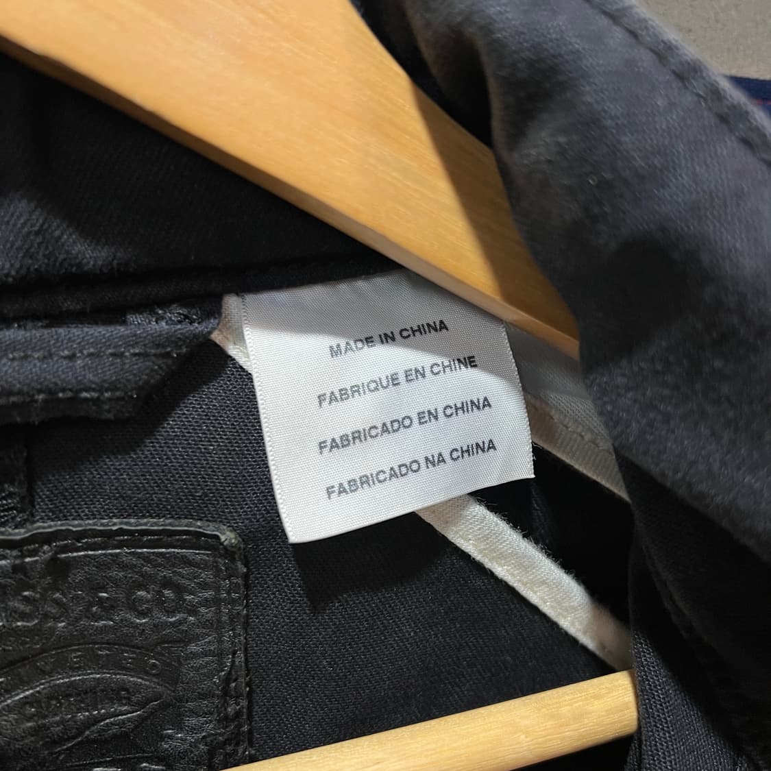 리바이스 블랙 포켓 데님 자켓 상품이미지4