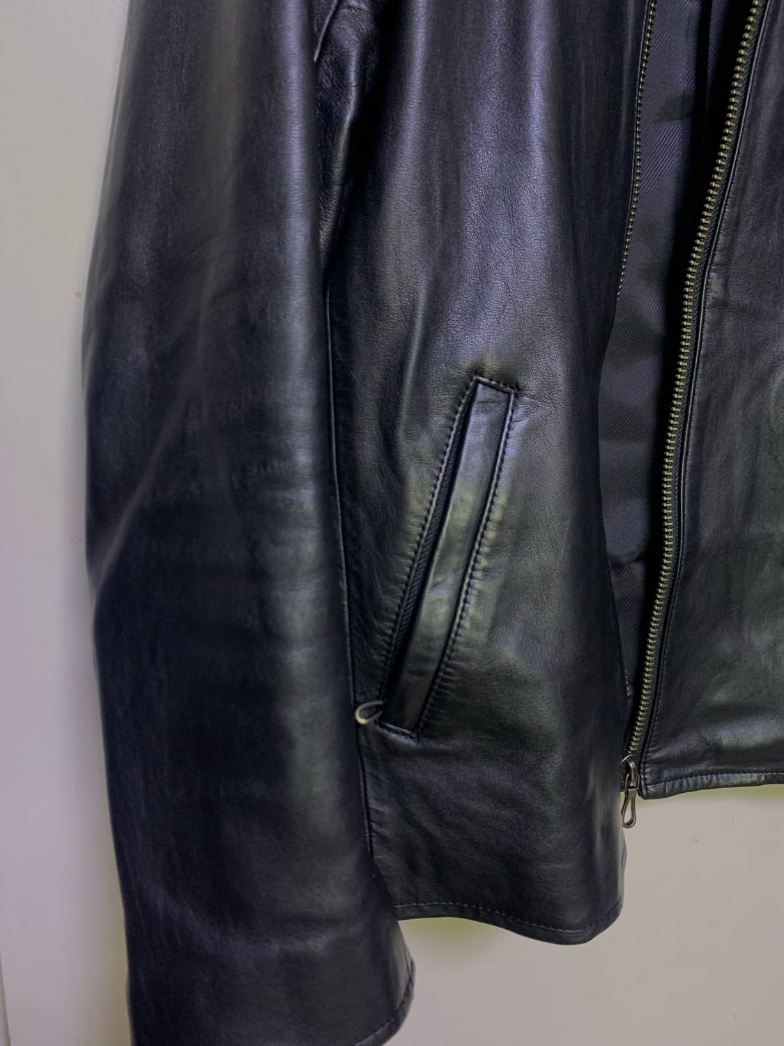 ships 빈티지 램스킨 레더자켓 상품이미지3