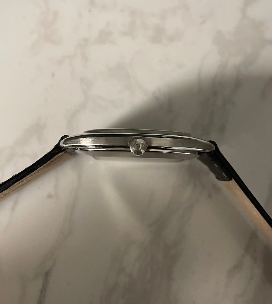 오메가 엘립스 쿠션형 네이비 빈티지 수동 시계 상품이미지4